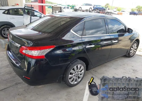 2015 Nissan Sentra S из США, поврежденный, VIN 3N1AB7AP3FY363574